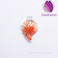 Lovely design red murano fish glass pendant